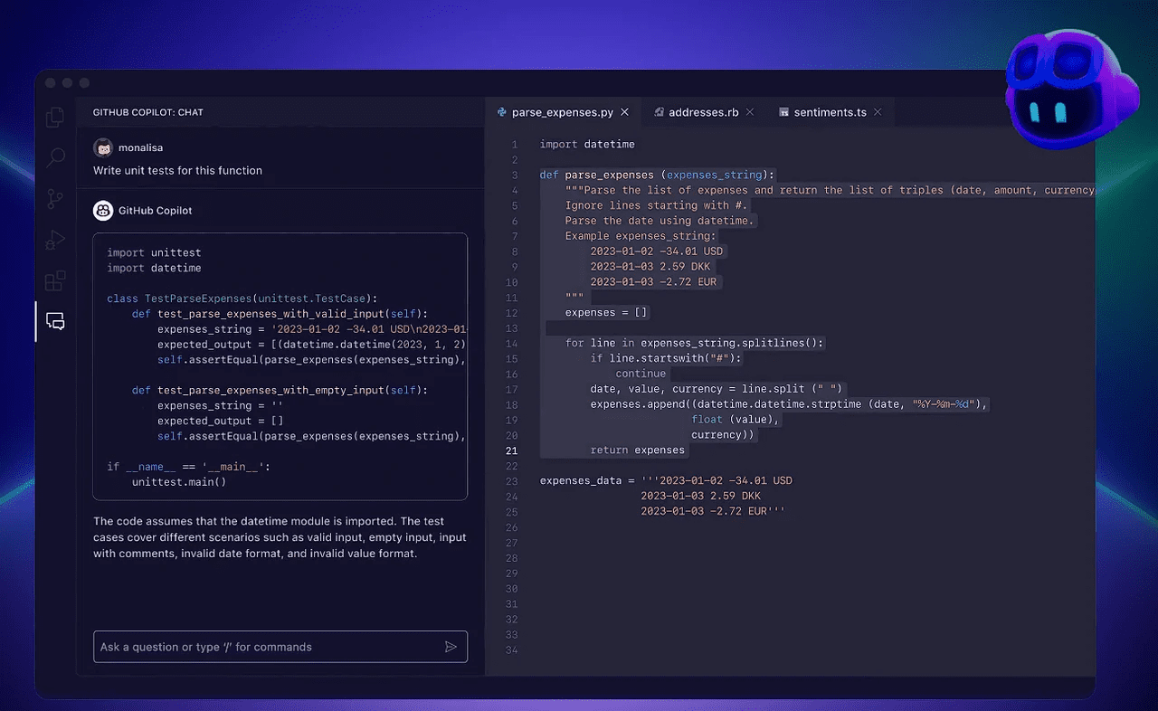 GitHub Copilot - AI Code Generator Tools