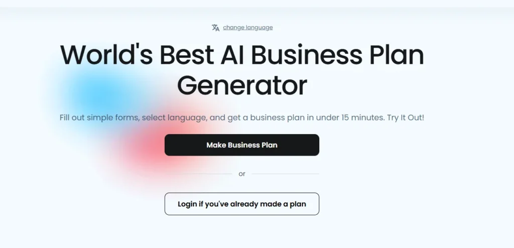 15MinutePlan - AI Business Plan Generators