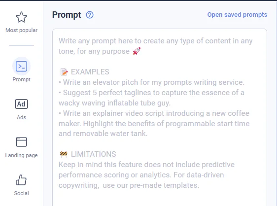 Anyword - AI text generator tools