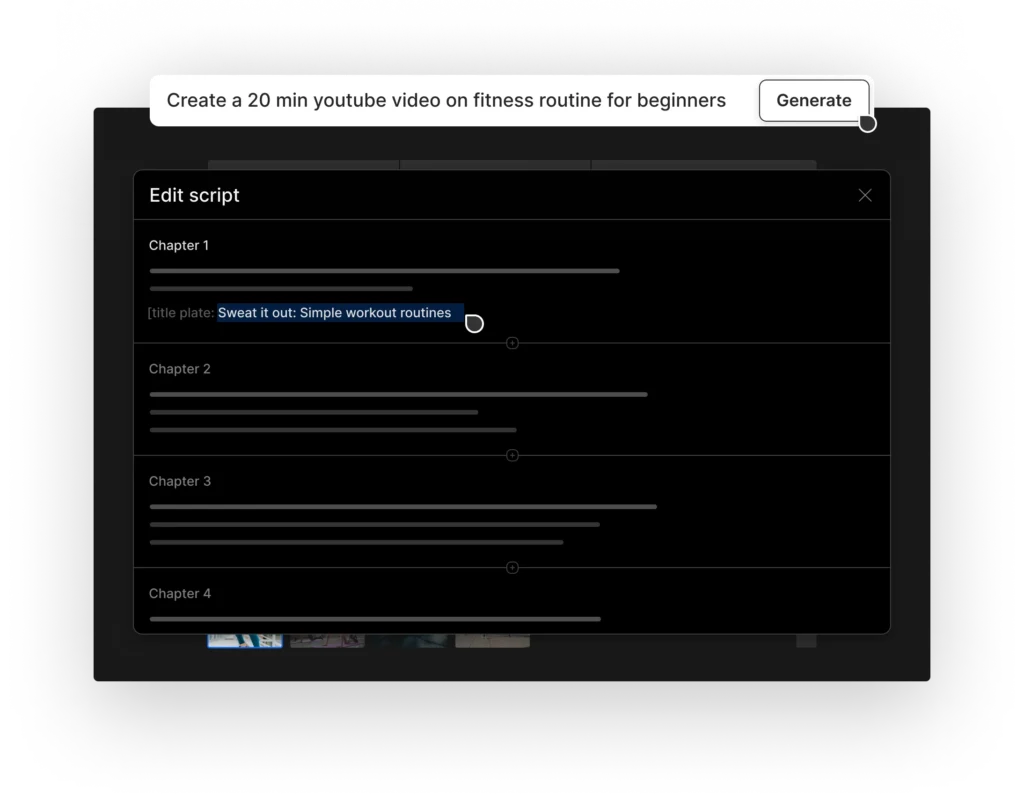InVideo - Ai script generator tools