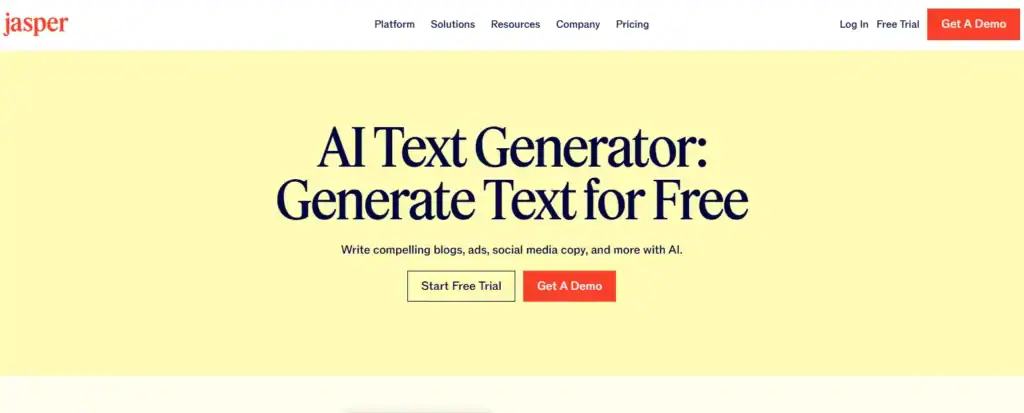 Jasper - AI Blog Writer