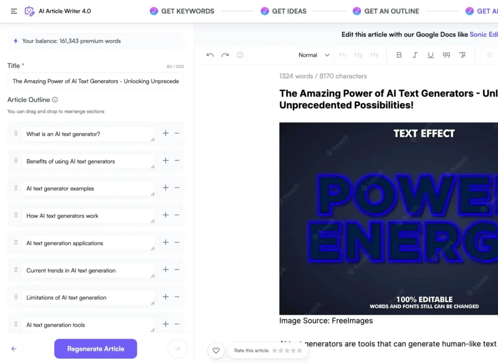 Writesonic ai - Ai text generator tools