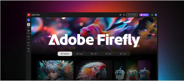Adobe Firefly AI design generator