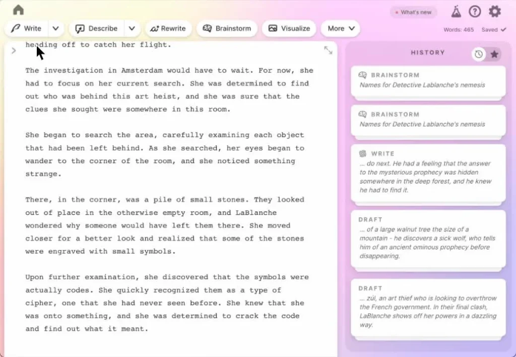 Sudowrite -Best AI Story Generator Tools