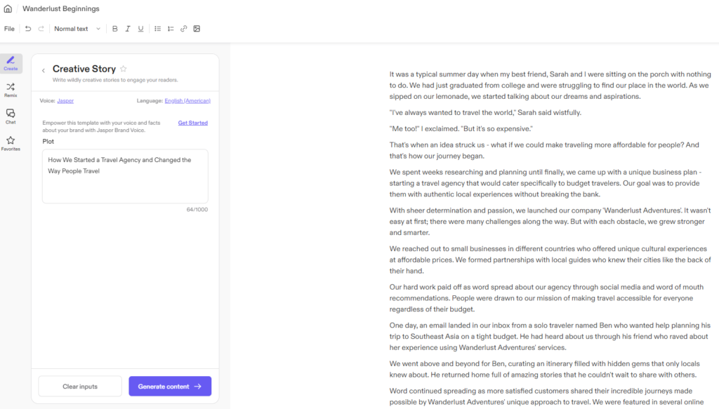 jasper ai - Best AI Story Generator Tools