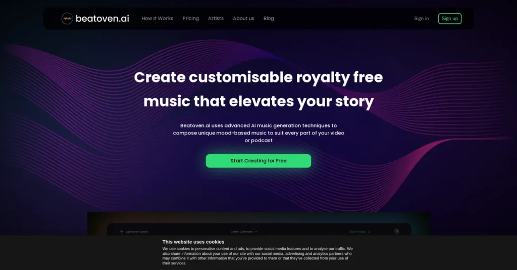 Beatoven.ai AI Melody Generator