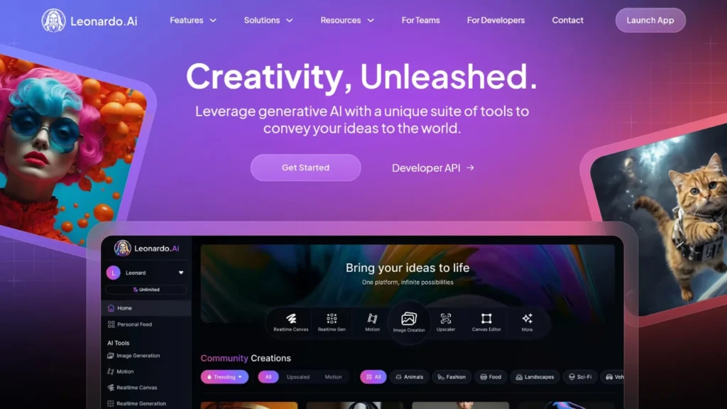 Leonardo - AI illustration generator tools