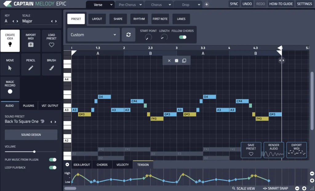 MelodyStudio Premium AI Melody Generator