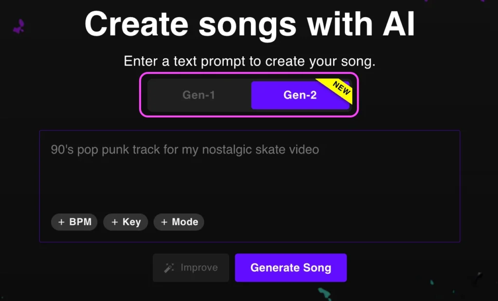 Splash Pro AI Melody Generator