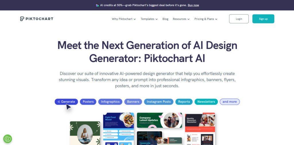 Piktochart - Best AI Design Generators