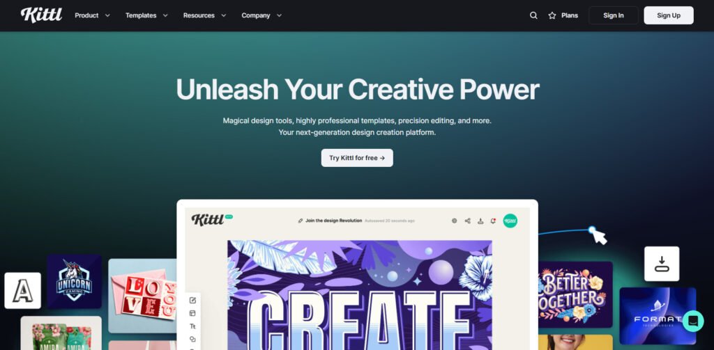 Kittl AI design generator