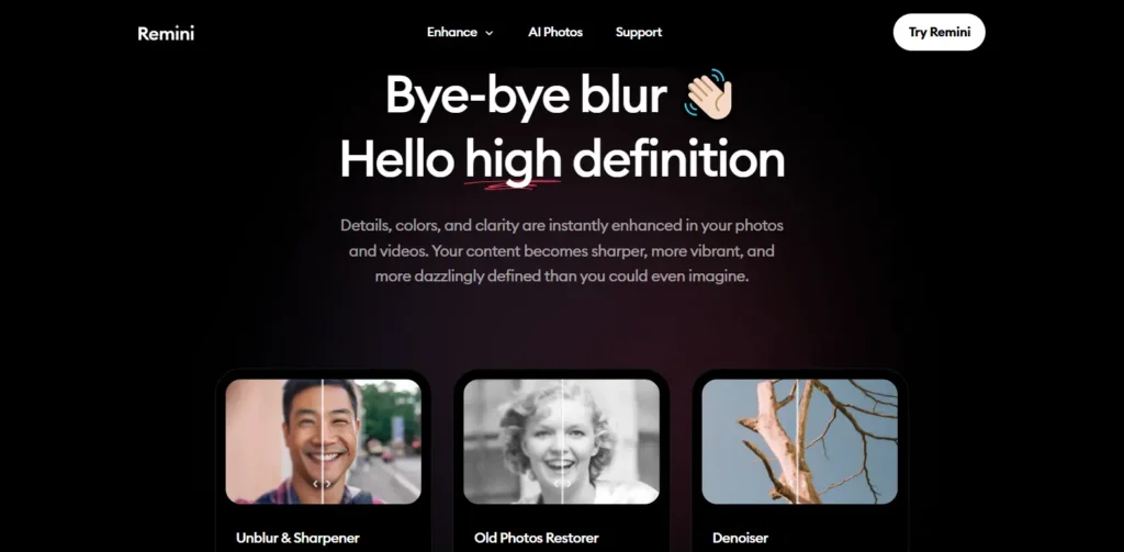 Remini - AI Image Enhancers