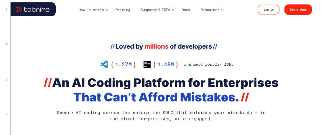 tabnine - AI Code Generator Tools