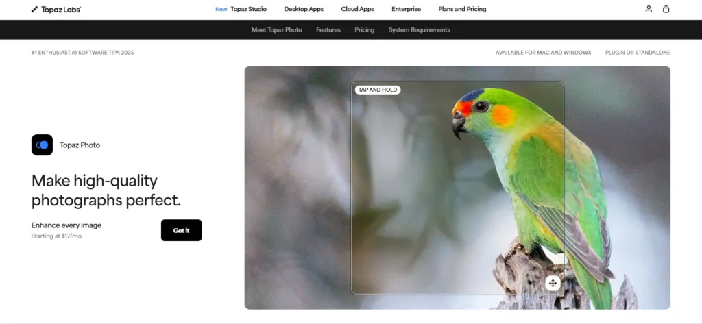 Topaz - AI Image Enhancers