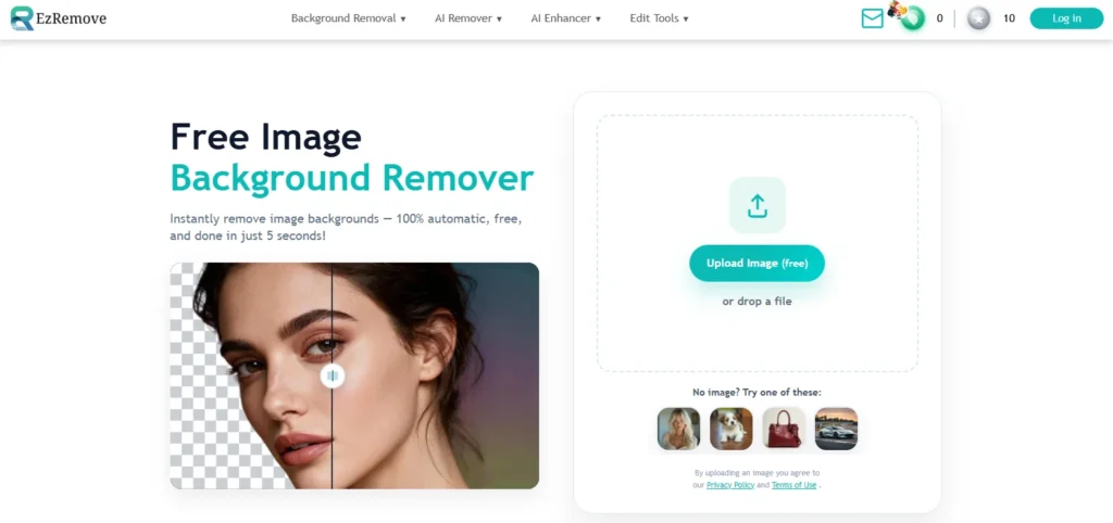 EZ remove - AI Background Erasers Online Tools