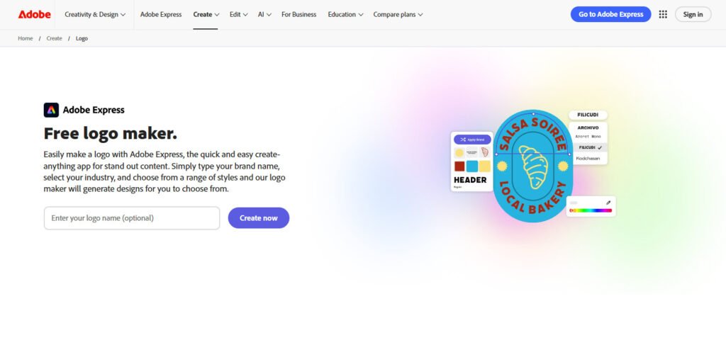 adobe logo design