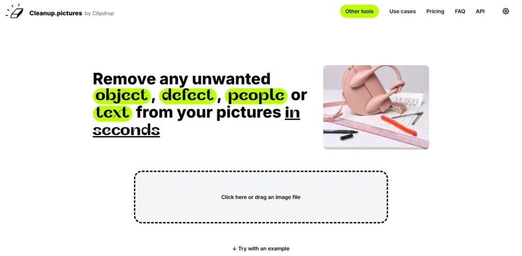 Cleanup pictures | AI Image Editors Online
