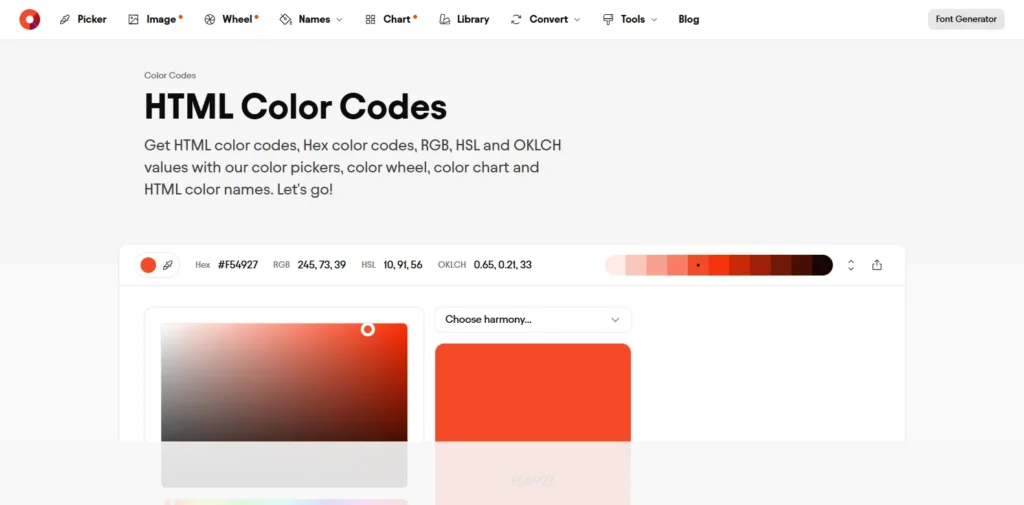 Html | Color Picker Tools