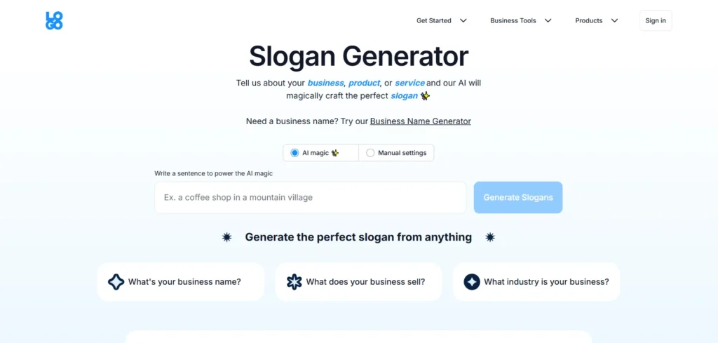 Logo.com | Tagline Generators