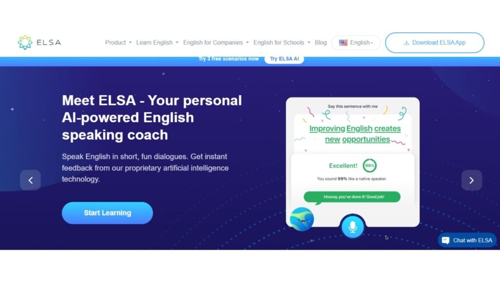 Elsa - Language Learning