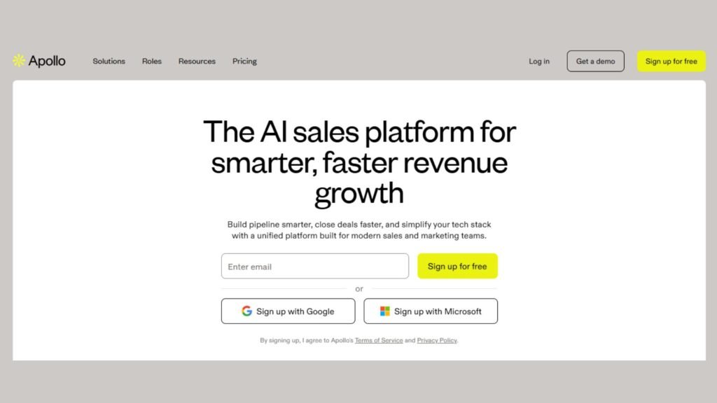 Apollo - Best AI Lead Generation Tools