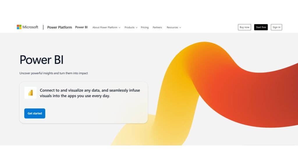 Power BI- Best AI Data Analysis Tools