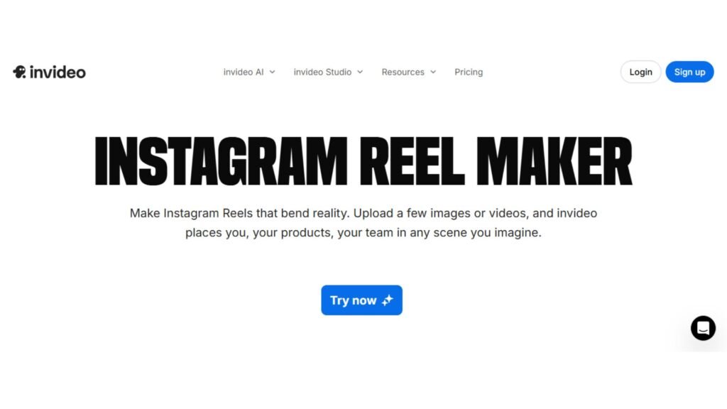 invideo - Top Instagram Reel Maker Tools