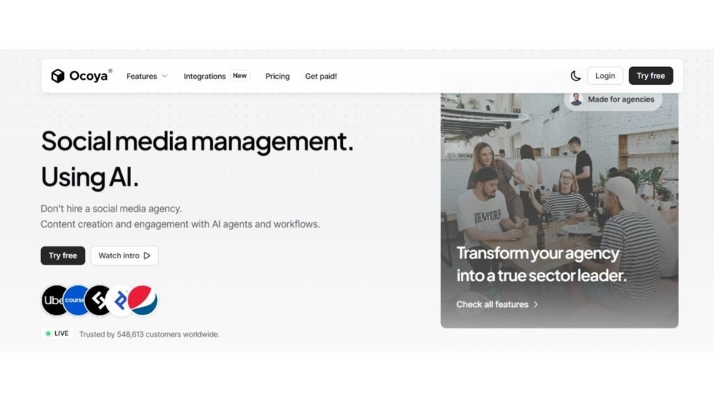 ocoya - Best AI Social Media Post Generators