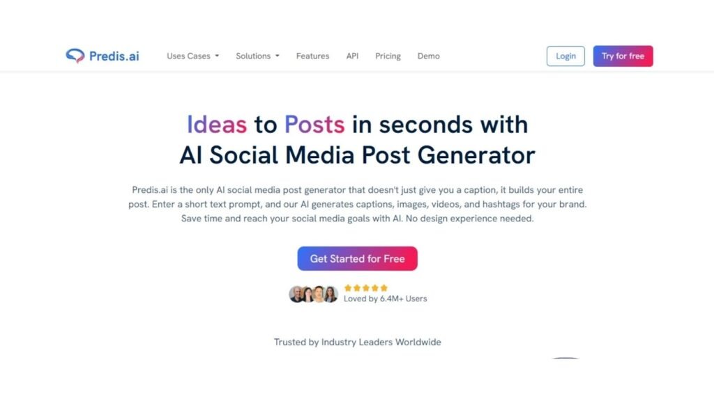 predis - Best AI Social Media Post Generators