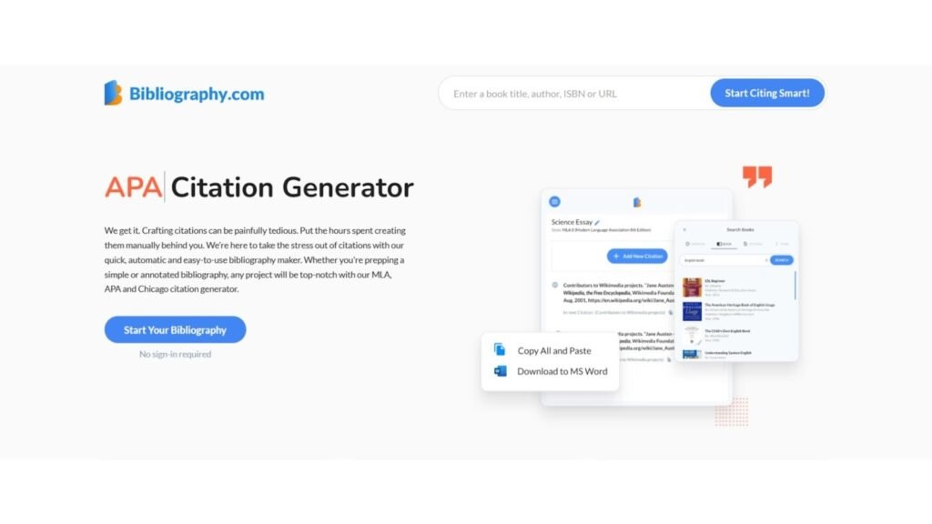 Bibliography - AI Citation Generators