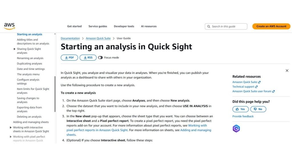 AWS - Best AI Data Analysis Tools