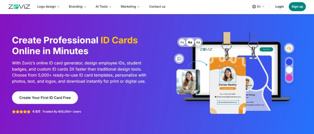 Zoviz ID Card Maker