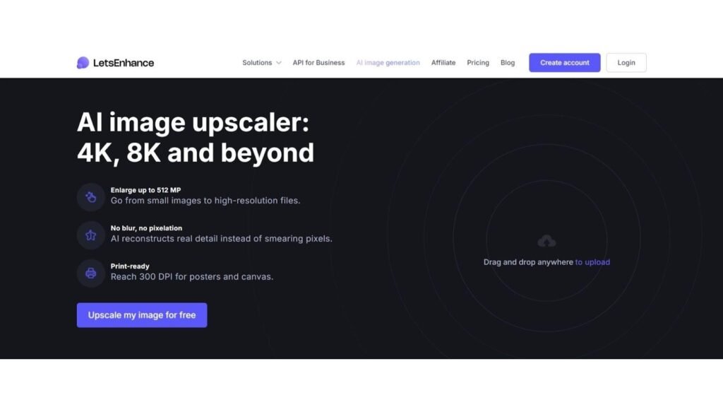 letsenhance - AI Image Upscaler Tools