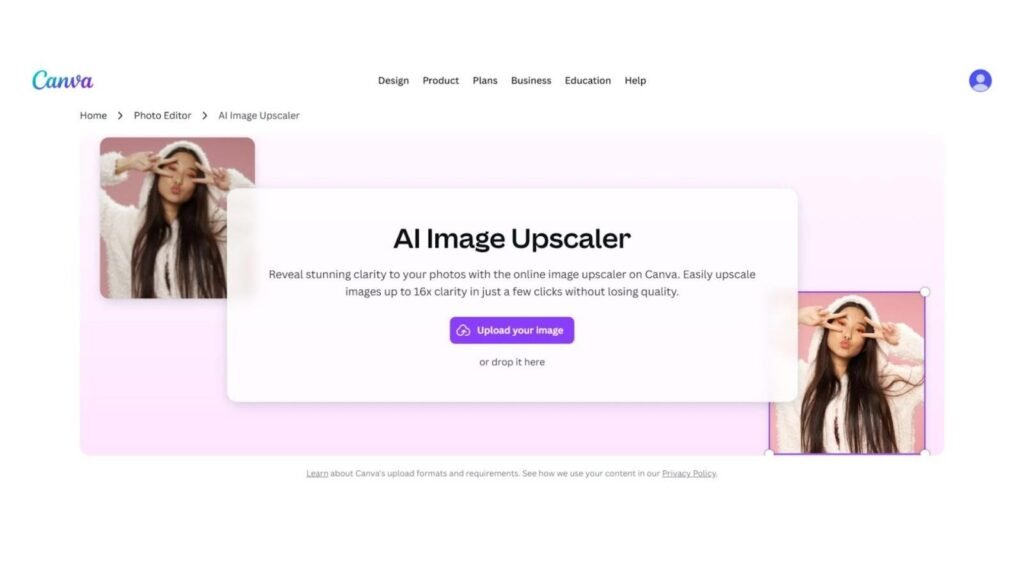 Canva Image Upscaler