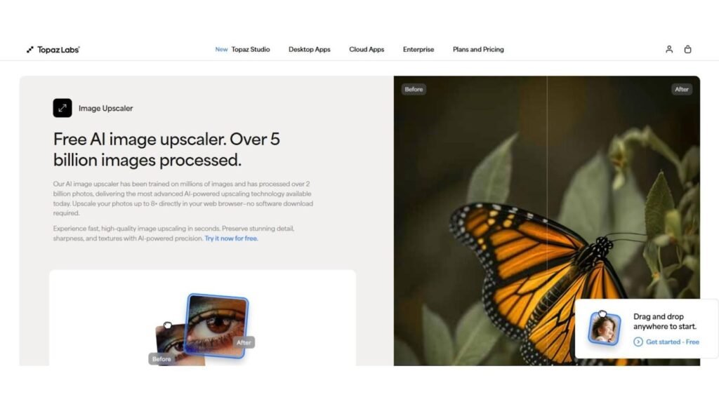 TopazLabs - AI Image Upscaler Tools
