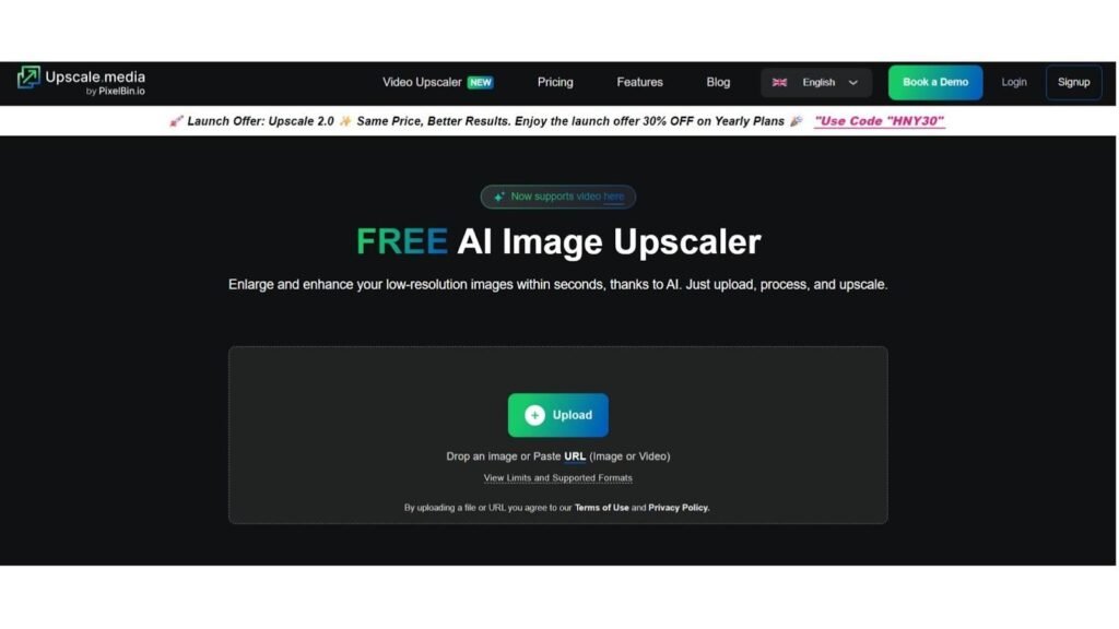 Upscale.media - AI Image Upscaler Tools