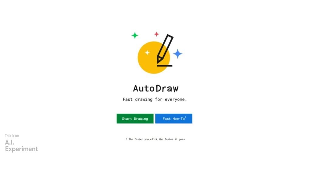 AutoDraw - AI Graphic Design Tools