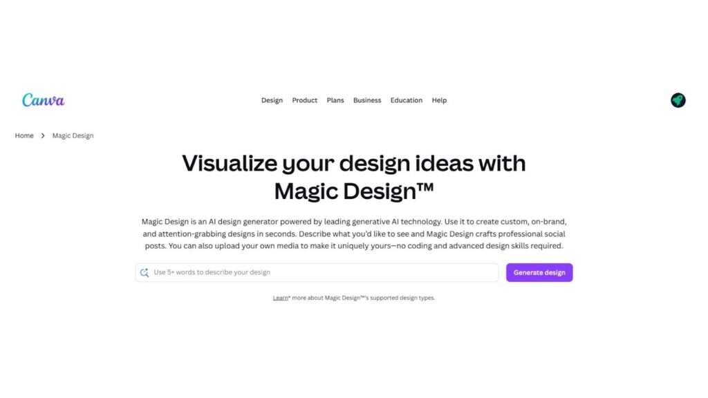 canva - Best AI Graphic Design Tools