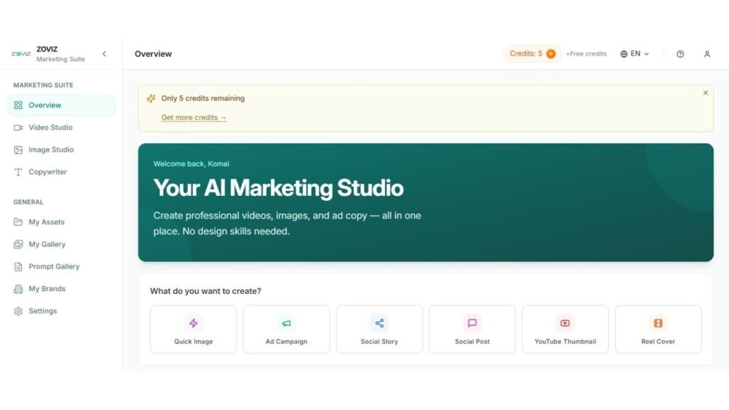 Zoviz AI Marketing Studio