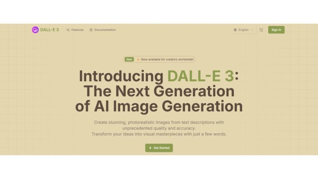 Dall-E 3 - Best AI Graphic Design Tools
