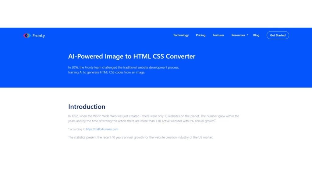 Fronty - AI Graphic Design Tools