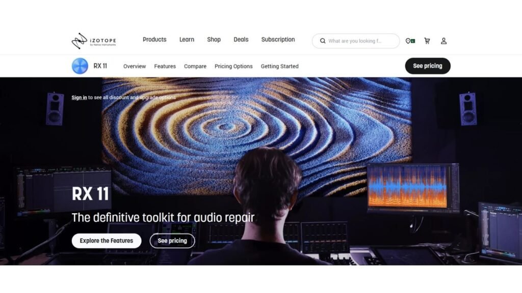 iZotope RX 11 AI audio enhancer tool