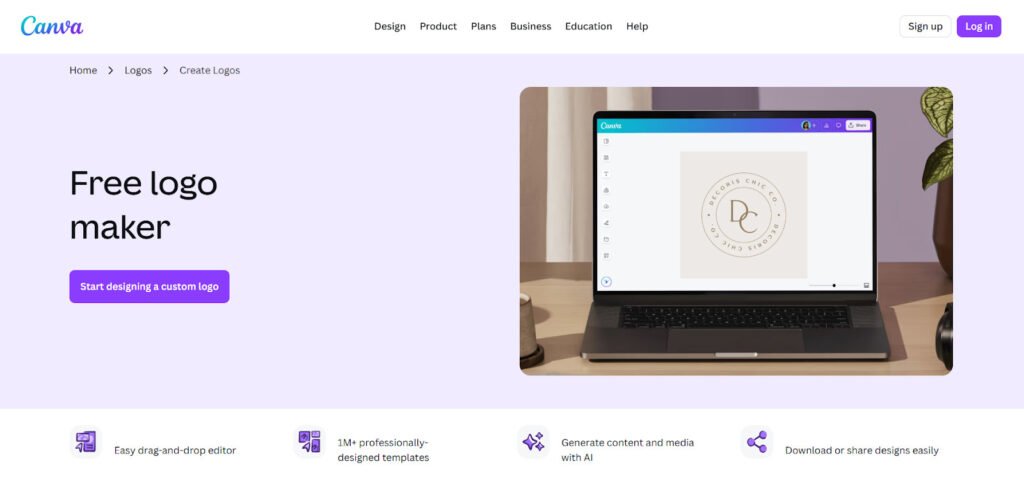 canva - free logo maker