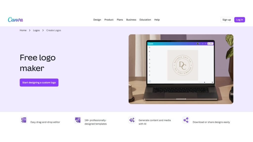 Canva - AI Logo Design Tools