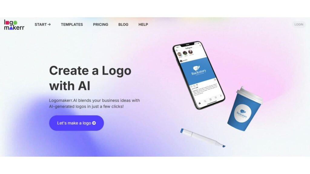 Logomakerr - Create a logo With AI