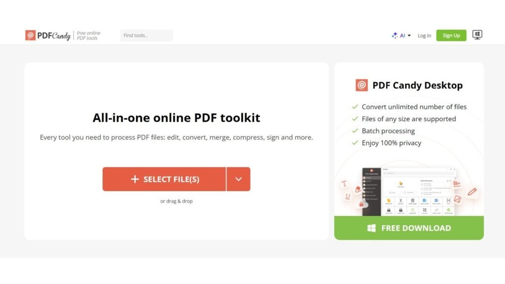 pdf candy - Best PDF Editor Tools Online