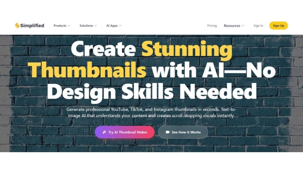 Simplified Thumbnail Maker