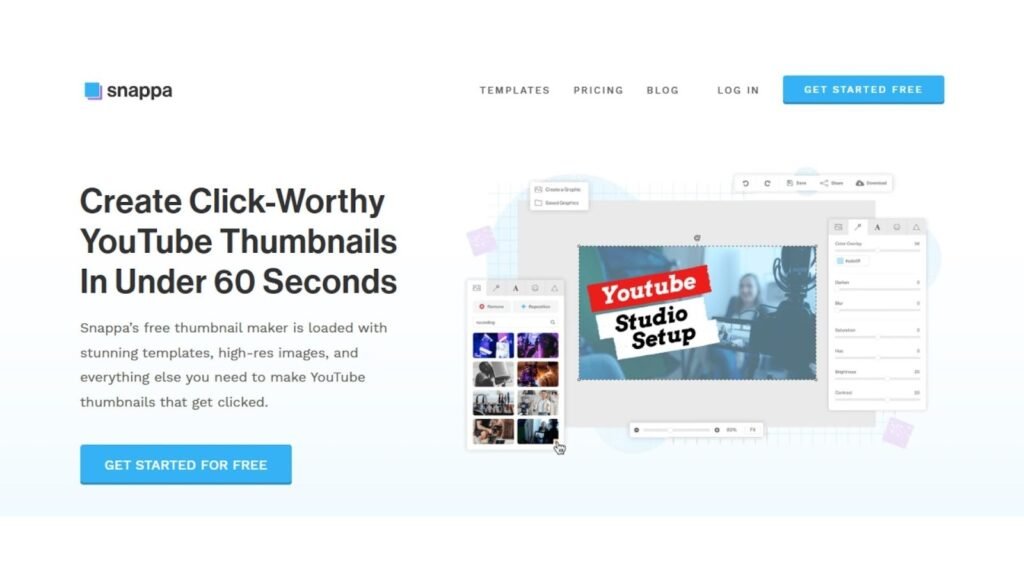 Snappa YouTube Thumbnail Maker