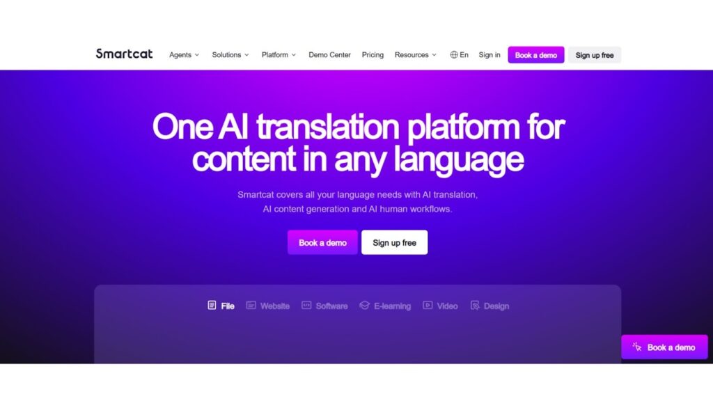 Smartcat - Best AI Document Translators