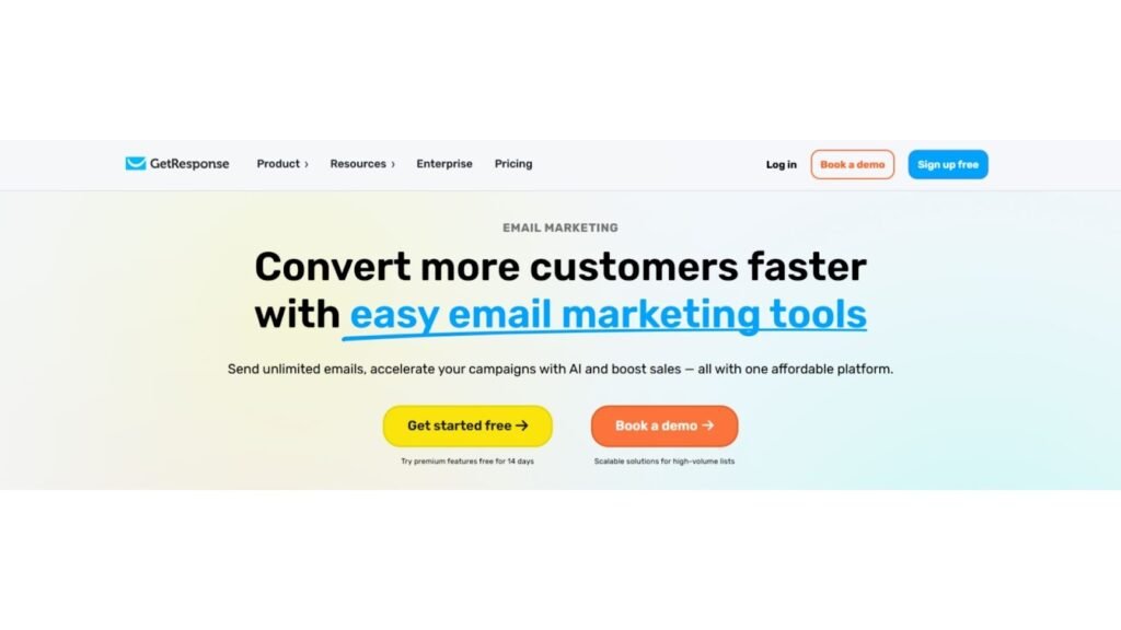 GetResponse - AI Email Marketing Tools